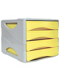 Cassettiera Keep Colour Pastel giallo Arda.