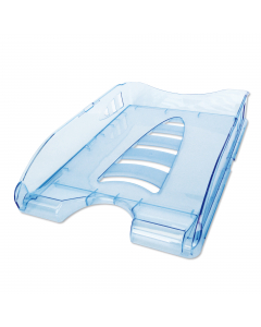 Vaschette impilabili in linea o a sbalzo. Adatte a contenere fino al formato 23x32cm. Dimensioni: 33,5x25,4x7cm.