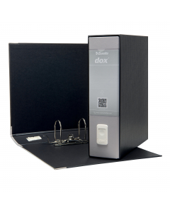 Registratore Dox® 1 dotato di linguella per l'estrazione a scomparsa 3 volte più resistente, caratterizzata da un design con presa più ergonomica, più agevole e arrotondata (l'area rientrante suggerisce il gesto per estrarre correttamente).
Struttura in c