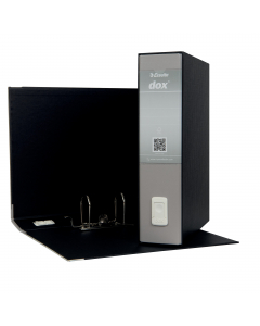 Registratore Dox® 2 dotato di linguella per l'estrazione a scomparsa 3 volte più resistente, caratterizzata da un design con presa più ergonomica, più agevole e arrotondata (l'area rientrante suggerisce il gesto per estrarre correttamente).
Struttura in c