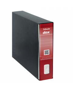 Registratore Dox® 10 dotato di linguella per l'estrazione a scomparsa 3 volte più resistente, caratterizzata da un design con presa più ergonomica, più agevole e arrotondata (l'area rientrante suggerisce il gesto per estrarre correttamente).
Struttura in 