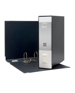 Registratore Dox® 1 dotato di linguella per l'estrazione a scomparsa 3 volte più resistente, caratterizzata da un design con presa più ergonomica, più agevole e arrotondata (l'area rientrante suggerisce il gesto per estrarre correttamente).
Struttura in c