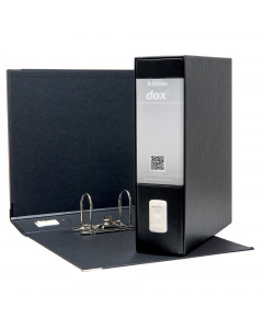 Registratore Dox® 1 dotato di linguella per l'estrazione a scomparsa 3 volte più resistente, caratterizzata da un design con presa più ergonomica, più agevole e arrotondata (l'area rientrante suggerisce il gesto per estrarre correttamente).
Struttura in c