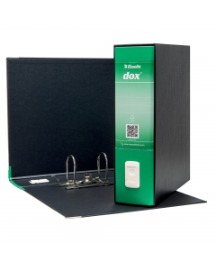 Registratore Dox® 1 dotato di linguella per l'estrazione a scomparsa 3 volte più resistente, caratterizzata da un design con presa più ergonomica, più agevole e arrotondata (l'area rientrante suggerisce il gesto per estrarre correttamente).
Struttura in c