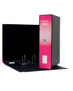 Registratore Dox® 2 dotato di linguella per l'estrazione a scomparsa 3 volte più resistente, caratterizzata da un design con presa più ergonomica, più agevole e arrotondata (l'area rientrante suggerisce il gesto per estrarre correttamente).
Struttura in c