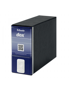 Registratore Dox® 3 dotato di linguella per l'estrazione a scomparsa 3 volte più resistente, caratterizzata da un design con presa più ergonomica, più agevole e arrotondata (l'area rientrante suggerisce il gesto per estrarre correttamente).
Struttura in c
