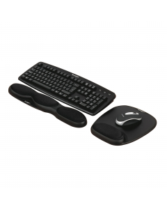 I poggiapolsi in gel forniscono comodità e supporto extra quando si usa il mouse, assicurando stabilità; integrati nel tappetino per mouse, i cuscinetti in gel si modellano sulla naturale curvatura di polso e mano con un effetto ottimale per periodi prolu