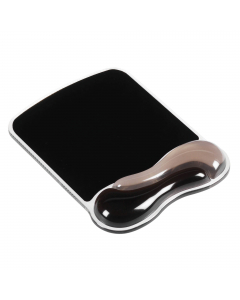 Il tappetino per mouse Duo Gel unisce una base rigida resistente in vinile, per movimenti del mouse veloci e accurati, a un poggiapolsi che si modella sulla forma del polso per comodità e supporto completi; è dotato di canale di ventilazione per mani semp