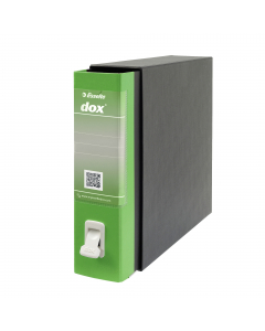 Registratore Dox® 2 dotato di linguella per l'estrazione a scomparsa 3 volte più resistente, caratterizzata da un design con presa più ergonomica, più agevole e arrotondata (l'area rientrante suggerisce il gesto per estrarre correttamente).
Struttura in c