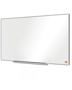 Il formato widescreen offre una superficie di scrittura più accessibile ed estesa rispetto alle lavagne bianche tradizionali, in cui lo spazio in alto e in basso solitamente non vengono utilizzati.  Dotata di una cornice contemporanea, sottile (6mm) e dis