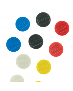 Magneti per lavagna bianca che permettono di visualizzare in modo ordinato e sicuro promemoria o messaggi su una lavagna bianca magnetica o che possono essere usati come magneti per il frigo. Il magnete sorregge 7 fogli A4 da 80 gr/mq.