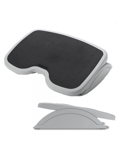 Poggiapiedi SoleMate design moderno. Meccanismo di facile inclinazione fi no a 20°. Piattaforma antiscivolo dalle dimensioni 45x35cm.