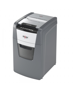 Distrugge fino a 150 fogli di carta A4 (80 gr/mq) con alimentazione automatica e un massimo di 8 fogli con alimentazione manuale.
Livello sicurezza: 
P-4 
Taglio a frammenti (4x28mm)

Capacità del cestino 44L - cestino estraibile

Tecnologia anti-inceppam