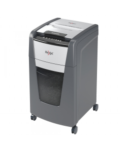 Distrugge fino a 225 fogli di carta A4 (80 gr/mq) con alimentazione automatica e un massimo di 10 fogli con alimentazione manuale.

Livello di sicurezza: P-4 
Taglio a frammenti (4x25mm)

Capacità del cestino 60L - cestino estraibile.
Ruote per facilitare