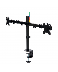 Trovare l'altezza ergonomica corretta per i monitor e regolarne la distanza è facile, grazie al robusto e stabile braccio estensibile ergonomico per monitor doppio SmartFit®. Libera prezioso spazio sulla scrivania migliorando inoltre l'ergonomia. L'ampia 