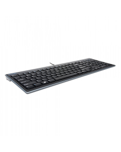Tastiera italiana completa con controlli one-touch per una maggiore produttività, con accesso istantaneo alle e-mail e a tutti i pulsanti multimediali standard. Elegante tastiera dal profilo sottile (solo 19 mm di altezza) con tasti in stile laptop per un