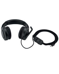 Le cuffie universali Plug & Play USB-C H1000 di Kensington offrono produttività ottimale, comfort e durabilità.  Con un microfono con eliminazione dei rumori, indicatori a LED per “occupato” e disattivazione audio, sidetone per una migliore qualità delle 