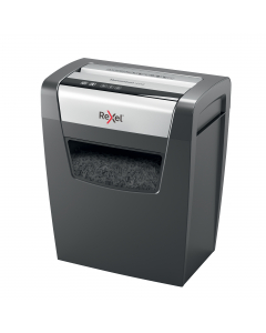 Il potere di distruggere di più! Rexel momentum X312 distrugge fino a 12 fogli per volta. Livello di sicurezza P3 con taglio a frammenti da 5x42 mm. Silenzioso, con pulsanti di controllo a sfioramento semplici e intuitivi per un facile utilizzo e una gene