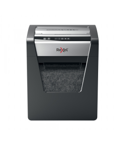 Il potere di distruggere di più! Rexel momentum M510 distrugge fino a 10 fogli per volta con un ciclo di lavoro continuo di 2 ore che lo rende ideale per il piccolo ufficio. Il distruggidocumenti M510 è dotato di tecnologia anti-inceppamento che garantisc