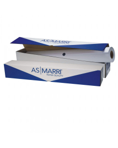Carta in rotolo bianco opaco di buona qualità. Utilizzabile per la riproduzione di linee e tratti a colori. Indicata per lavori ad alta velocità. Per stampanti plotter inkjet. Diametro mandrino 51mm.