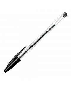 La penna CRISTAL fine con cappuccio e tappino del colore dell'inchiostro, fusto esagonale trasparente o traslucido per il controllo dell'inchiostro. Punta 1,0mm. Colore: nero.
Confezione 50 pezzi.