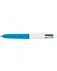 L'originale ed iconica penna a sfera a scatto con 4 colori di inchiostro.
Mini: lunghezza penna tascabile 12cm. Colori classici (nero, blu, rosso, verde).
Punta 1,0mm. 
Confezione 12 pezzi.