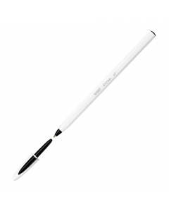 Cristal da fusto bianco lucido con clip, tappino e punta del colore dell'inchiostro. Inchiostro Easy Glide per una scrittura ultra scorrevole. Punta da 1,2mm. Colore: nero.
Confezione 20 pezzi.