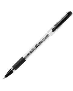 Penna a inchiostro gel fluido per una scrittura delicata e scorrevole. E' dotata di un comodo grip in gomma con fusto decorato e con cappuccio e tappino del colore di scrittura. Punta da 0.5mm.