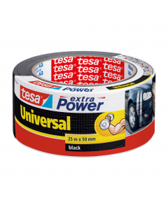 Tesa extra Power® Universale è un nastro telato con grande potere adesivo. Chiamato anche nastro americano, è ideale per lavori manuali, riparazioni, fissaggio, imballaggio, marcatura e altro.  Questo nastro telato spicca per la sua forza ma allo stesso t