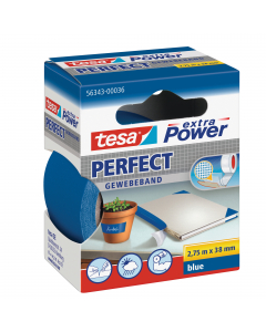 Nastro adesivo telato extra power perfect. Estremamente resistente grazie alla trama da 148 mesh per cm2. Adatto a lavori manuali, riparazioni, fissaggio imballaggio rinforzo, etc. Alta elasticità, resistente agli agenti atmosferici, adatto per applicazio