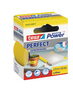 Nastro adesivo telato extra power perfect. Estremamente resistente grazie alla trama da 148 mesh per cm2. Adatto a lavori manuali, riparazioni, fissaggio imballaggio rinforzo, etc. Alta elasticità, resistente agli agenti atmosferici, adatto per applicazio