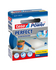 Nastro adesivo telato extra power perfect. Estremamente resistente grazie alla trama da 148 mesh per cm2. Adatto a lavori manuali, riparazioni, fissaggio imballaggio rinforzo, etc. Alta elasticità, resistente agli agenti atmosferici, adatto per applicazio