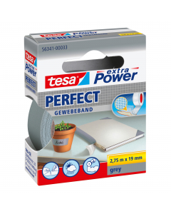 Nastro adesivo telato extra power perfect. Estremamente resistente grazie alla trama da 148 mesh per cm2. Adatto a lavori manuali, riparazioni, fissaggio imballaggio rinforzo, etc. Alta elasticità, resistente agli agenti atmosferici, adatto per applicazio