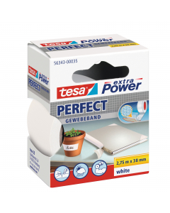 Nastro adesivo telato extra power perfect. Estremamente resistente grazie alla trama da 148 mesh per cm2. Adatto a lavori manuali, riparazioni, fissaggio imballaggio rinforzo, etc. Alta elasticità, resistente agli agenti atmosferici, adatto per applicazio