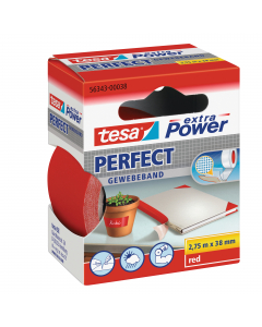 Nastro adesivo telato extra power perfect. Estremamente resistente grazie alla trama da 148 mesh per cm2. Adatto a lavori manuali, riparazioni, fissaggio imballaggio rinforzo, etc. Alta elasticità, resistente agli agenti atmosferici, adatto per applicazio