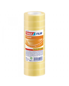Tesafilm® standard è un nastro adesivo trasparente per la casa e l'ufficio con una buona adesività e elevata resistenza
all'invecchiamento.
Caratteristiche
• Trasparente
• Buona adesività
• Elevata resistenza all'invecchiamento
• Svolgimento silenzioso
• 
