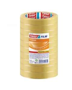 Tesafilm® standard è un nastro adesivo trasparente per la casa e l'ufficio con una buona adesività e elevata resistenza
all'invecchiamento.
Caratteristiche
• Trasparente
• Buona adesività
• Elevata resistenza all'invecchiamento
• Svolgimento silenzioso
• 