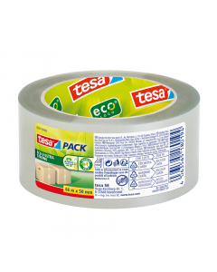 Nastro adesivo Tesapack Eco - ultra strong ecoLogo - 5 cm x 66 m - trasparente - Tesa