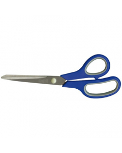 Impugnatura ergonomica in polipropilene rivestita in morbida gomma antiscivolo e antifatica per maggiore comodità e precisione di taglio. Lama in acciaio inox 50 HRC satinato. Perno a vite in acciaio inox regolato per garantire una maggiore robustezza e f