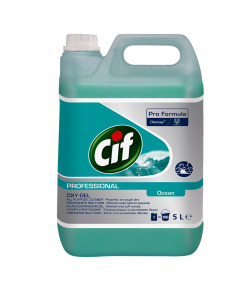 Gel con ossigeno attivo per i paviementi e tutte le superfici lavabili. Cif Oxy-Gel Professionale sviluppa microbollicine che aiutano a sollevare lo sporco mentre il gel lo rimuove velocemente e a fondo. Non necessita di risciacquo. Gradevole profumazione