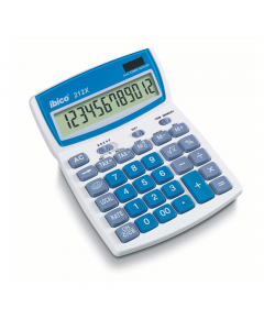 Display 12 cifre. Conversione valuta. 3 tasti memorie. Funzione %, profitto lordo/margine, tax+/tax-, radice quadrata, tasto 00, tasto ritorno. Decimali: a,0,2,4,f. Dimensioni: 190x140x32mm. Alimentazione solare/batterie. Inclinazione display regolabile.