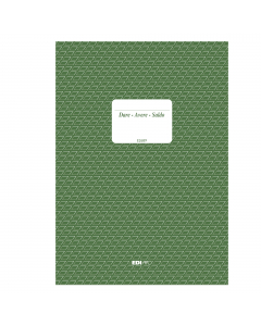 REGISTRO DARE/AVERE/SALDO. Formato 24x17cm. 100fg.