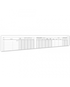 REGISTRO CORRISPETTIVI        31X24,5CM, 50 PAGINE