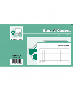BLOCCO BUONI DI CONSEGNA. Formato 10 x 17cm. 33 fogli. 3 copie ric.