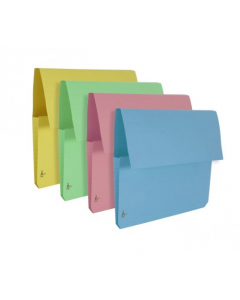 Cartelline in cartoncino da 225 g/mq con tasca a soffietto per contenere documenti fino a 3 cm di spessore. L'intestazione sul lembo di chiusura rende subito accessibile la consultazione della pratica desiderata. Confezioni da 10 cartelline.