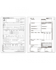 LETTERA VETTURA INTERNAZIONALE310X210MM CMR A MOD.CONTINUO