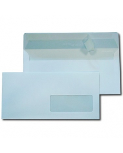 Buste per corrispondenza commerciale per tutte le esigenze dell'ufficio. Strip, con finestra. Misure 11x23cm.