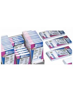 Buste per corrispondenza commerciale per tutte le esigenze dell'ufficio. Gommata con finestra. Blister da 25pz. Misure 11x23cm.