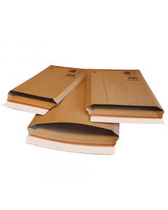Sacchetti prodotte in cartone microonda avana molto resistenti, dotati di una chiusura adesiva tenace e di un sistema di apertura facilitata. 
Dati tecnici:
Modello: SM5
Formato: 250x360x60mm
Misura DIN: B4
Cartone certificato FSC
Interamente riciclabili