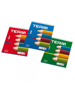 Blocco per appunti, rilegatura con punto metallico. Copertina patinata da 115gr stampata a 4 colori. Cartoncino di fondo da 600gr. Rigatura da 5mm. Fogli 50. Carta da 50gr.
Ideale per l'uso quotidiano a scuola e a casa.